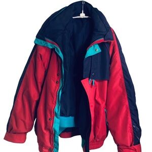 Vintage 1990s Columbia Sportswear Criterion 3-in-1 jacket Large